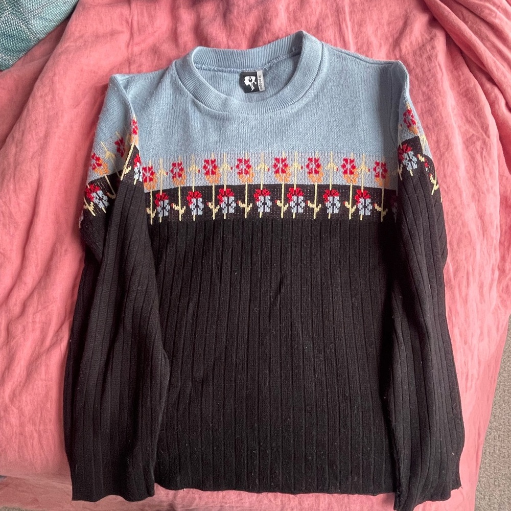Floral Patterned Free People Sweater